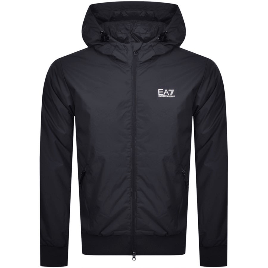 Alternative Image for ProductEA7 Emporio Armani Hooded Bomber Jacket Navy1